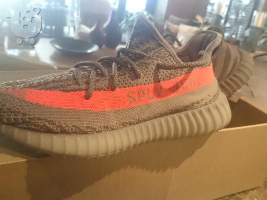 PoulaTo: Πωλούνται παπούτσια ADIDAS YEEZY BOOST 350 V2 (Grey/Orange)νούμερο 42